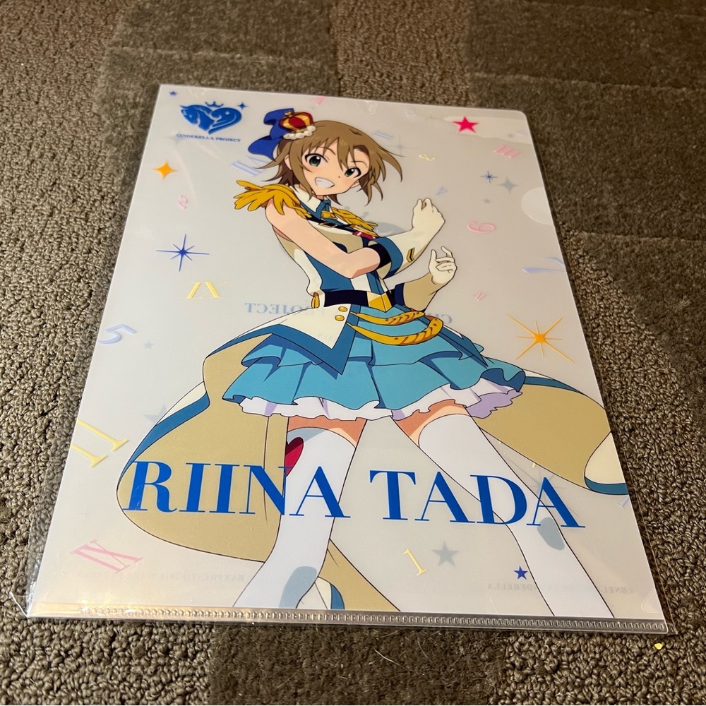 THE iDOLM@STER / Idolmaster Cinderella Girls Clear File Folder Anime Riina Tada